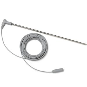 The Earthing Grounding Rod features a long metal probe with a pointed tip, connected to a coiled gray cable ending in a plastic connector.